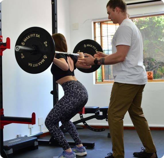 A chiropractitioner displaying Functional Training